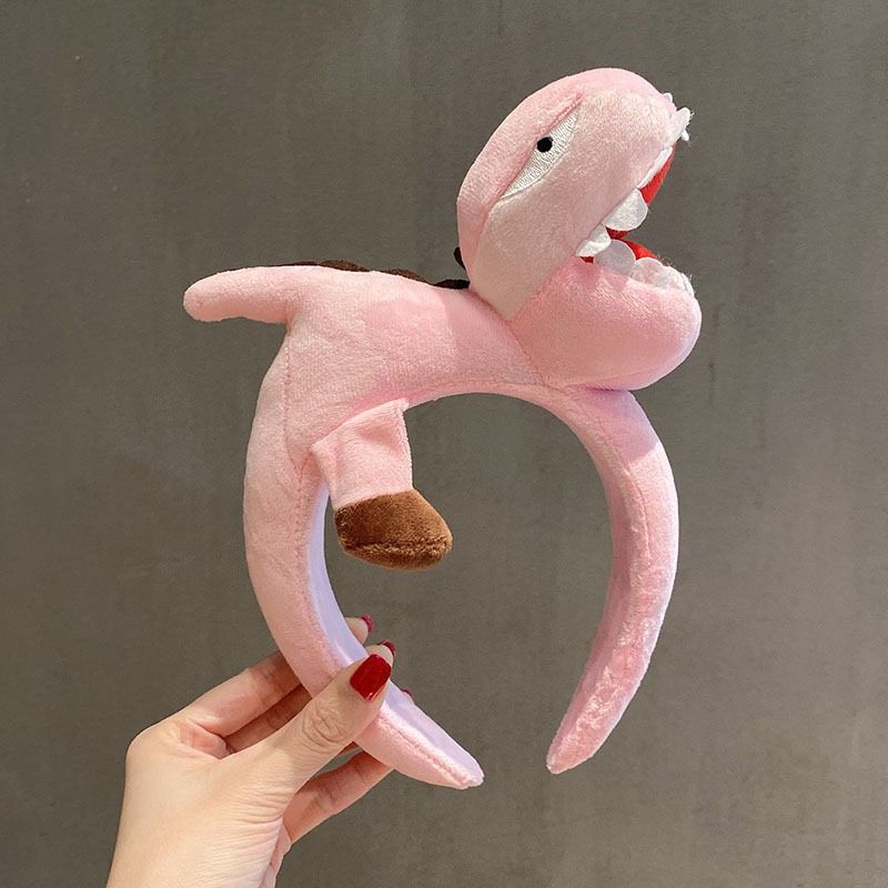 Băng đô cài tóc khủng long xanh ngoạm đầu phong cách hàn quốc