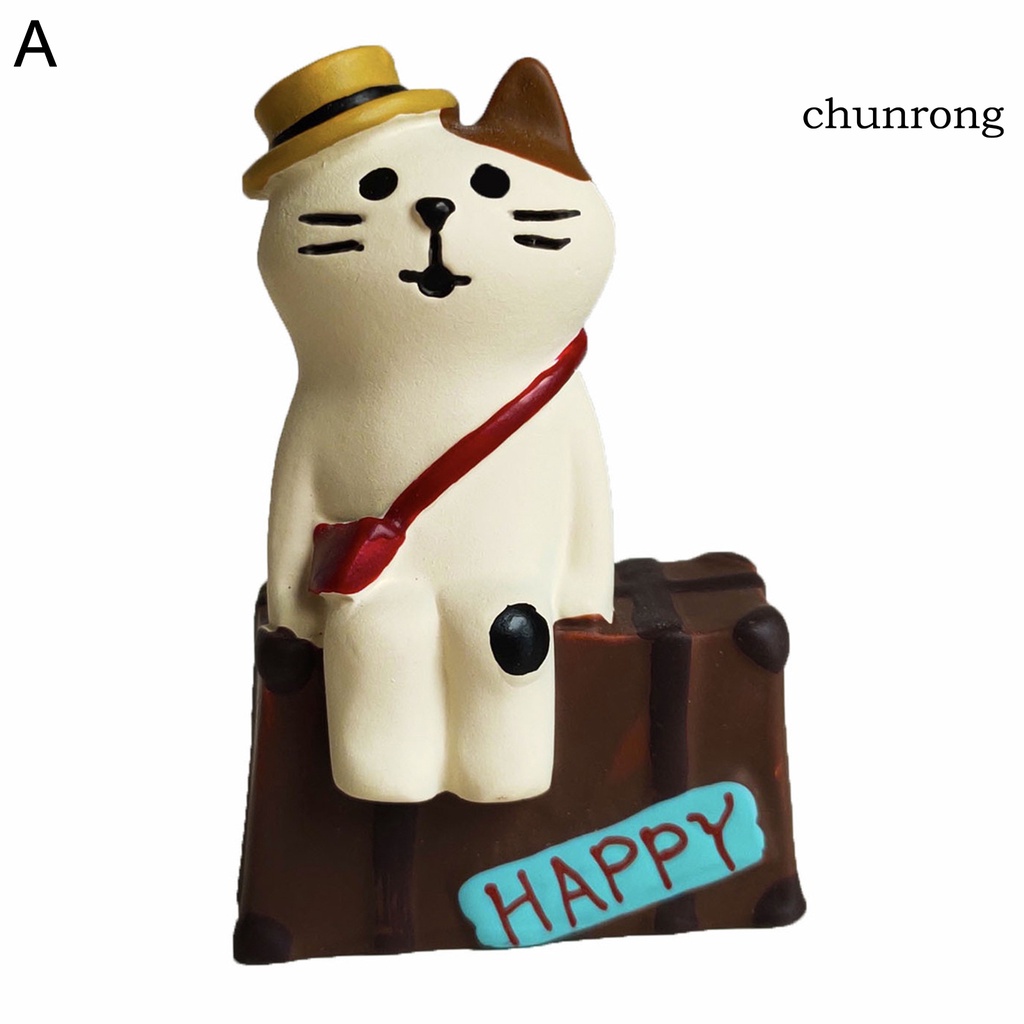 Mô hình chú mèo mini xinh xắn dùng cho trang tri