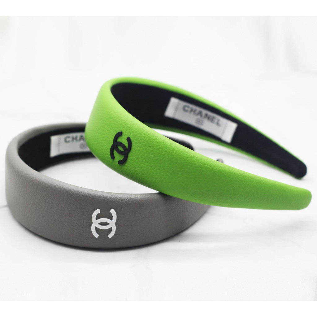 Băng Đô Cài Tóc Bằng Da Có In Chữ Thời Trang Phong Cách Cho Nữ