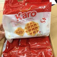 Bánh trứng tươi chà bông Karo Richy túi 156g  Thịt gà, phô mai