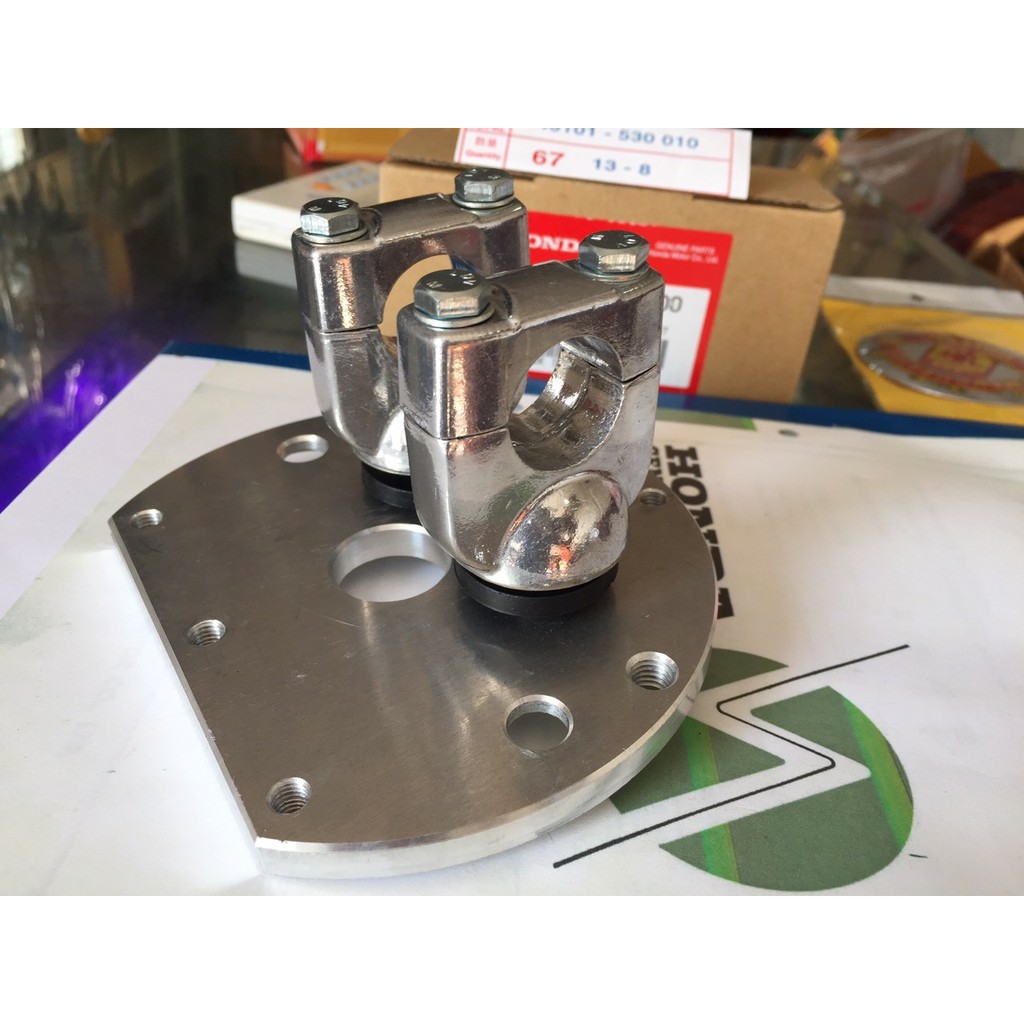 Pát tròn  + gù  độ chế cho cub gắn ghiđông trần