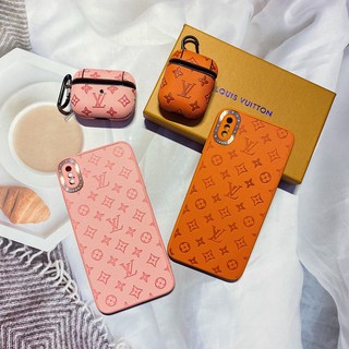 Ốp lưng iphone - ốp iphone lv hồng + cam 2 màu full box