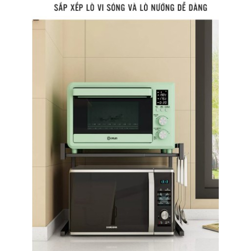 Kệ Lò Vi Sóng, Nồi Cơm Điện ⚡ĐA NĂNG, KHUNG THÉP SƠN TĨNH ĐIỆN ⚡ kệ chắc chắn, chịu lực tốt | BigBuy360 - bigbuy360.vn