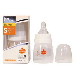 [CHÍNH HÃNG] Bình sữa wesser pp cổ hẹp 140ml