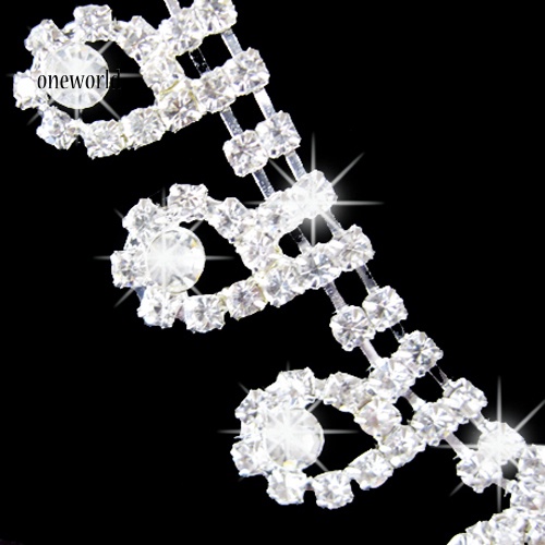 Bộ Vòng cổ + Bông Tai Đính Kim Cương Giả Hình Giọt Nước Cho Nữ