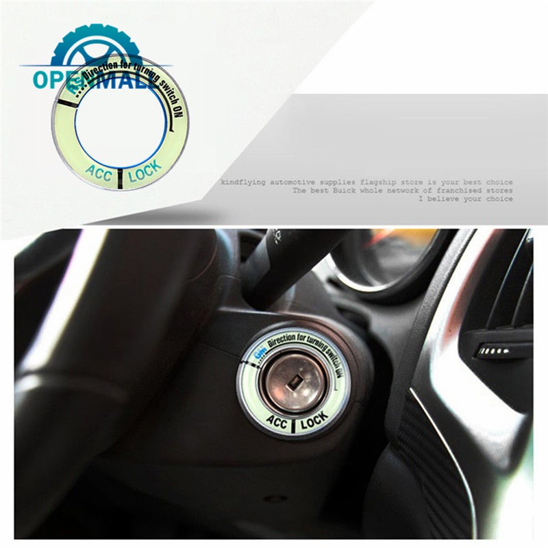 Miếng dán dạ quang trang trí công tắc điện xe ô tô độc đáo