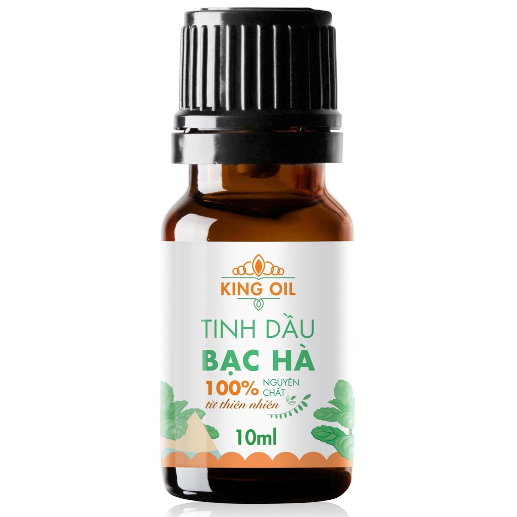Tinh dầu bạc hà nguyên chất từ thiên nhiên, thơm phòng, thư giãn, đuổi muỗi, đuổi chuột KingOil