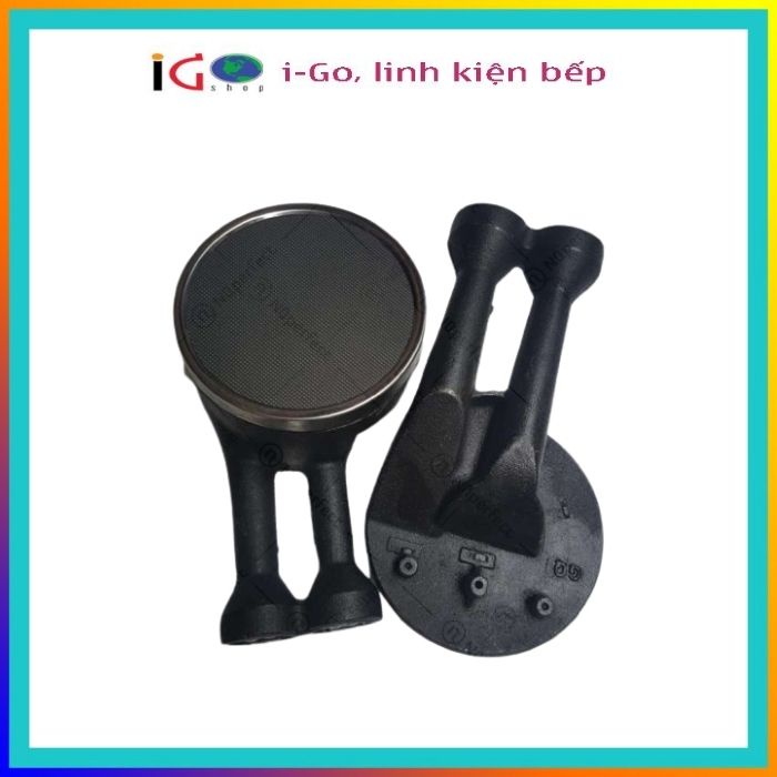 Combo 2 Ống Điếu Gang Đôi Bếp Gas Hồng Ngoại Asia BL-5900 / BL-6800 / BL-6900 / BL-7700HN.. 123mm _I