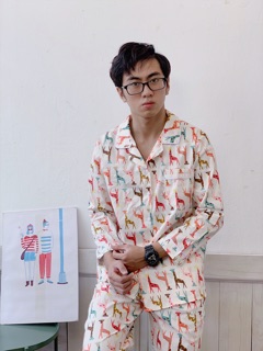 PIJAMA BỘ THÔ TAY DÀI QUẦN DÀI