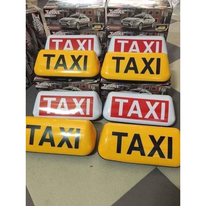Mào TAXI hút nam châm có đèn LED gắn nóc ô tô kích thước 29cm