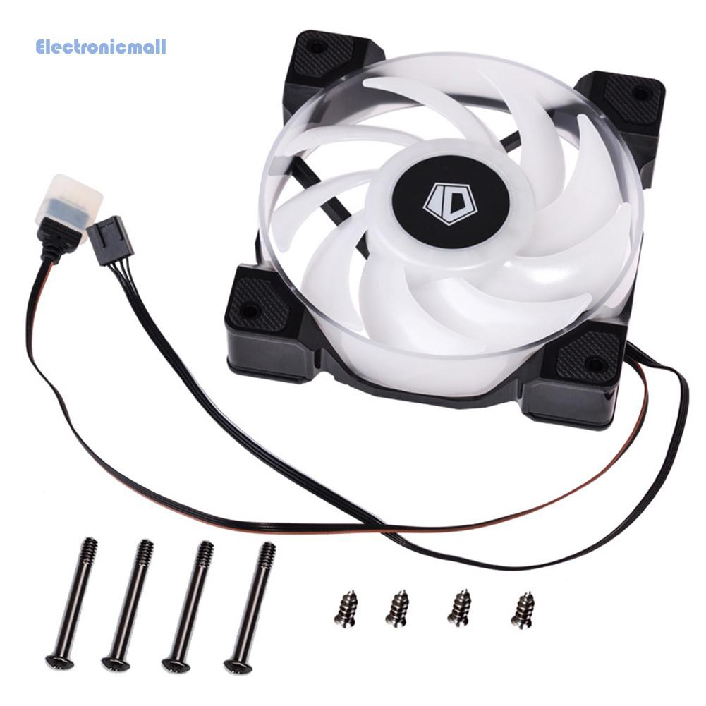 ID-COOLING DF-12025-RGB PWM PC Case Fan 120mm Addressable RGB Cooling Fan꒪NICE