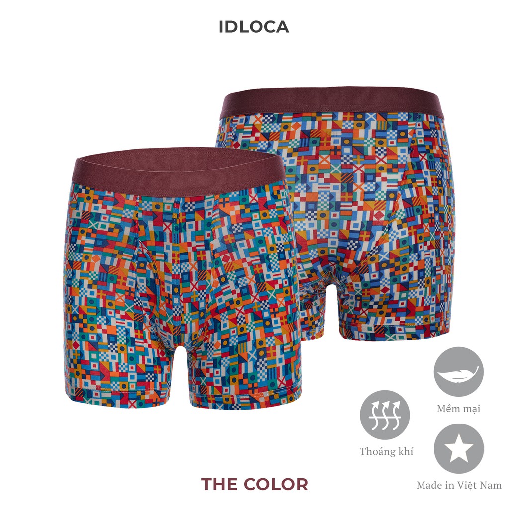 Quần Boxer IDLOCA Sắc Màu