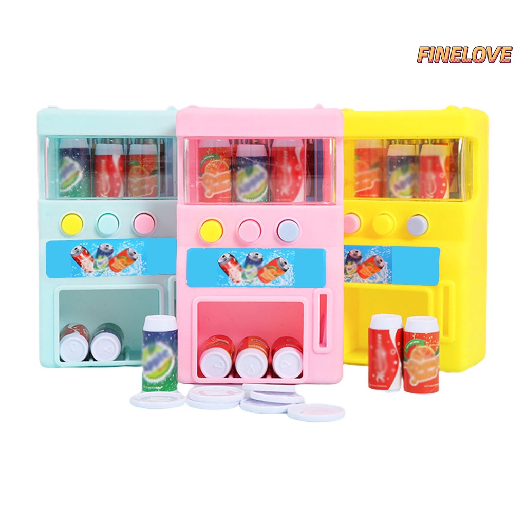 Bộ Đồ Chơi Máy Vending Machine Kèm Đồng Xu Giáo Dục Sớm Cho Bé