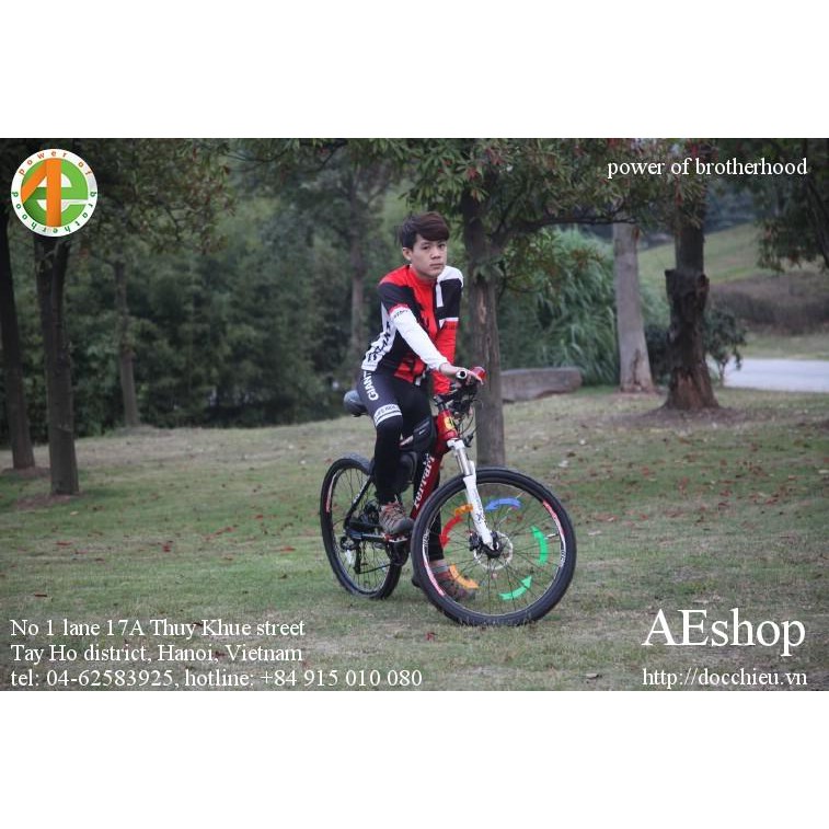 bộ quần áo đạp xe bộ quần áo đi xe đạp thu đông dài tay Giant