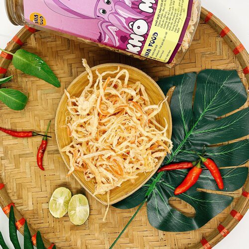 (Hàng Mới Về) Mực xé sợi hấp nước dừa 250g , khô mực hấp nước dừa ,Mực khô nhà hấp nước dừa cao cấp , đồ ăn vặt an toàn | BigBuy360 - bigbuy360.vn