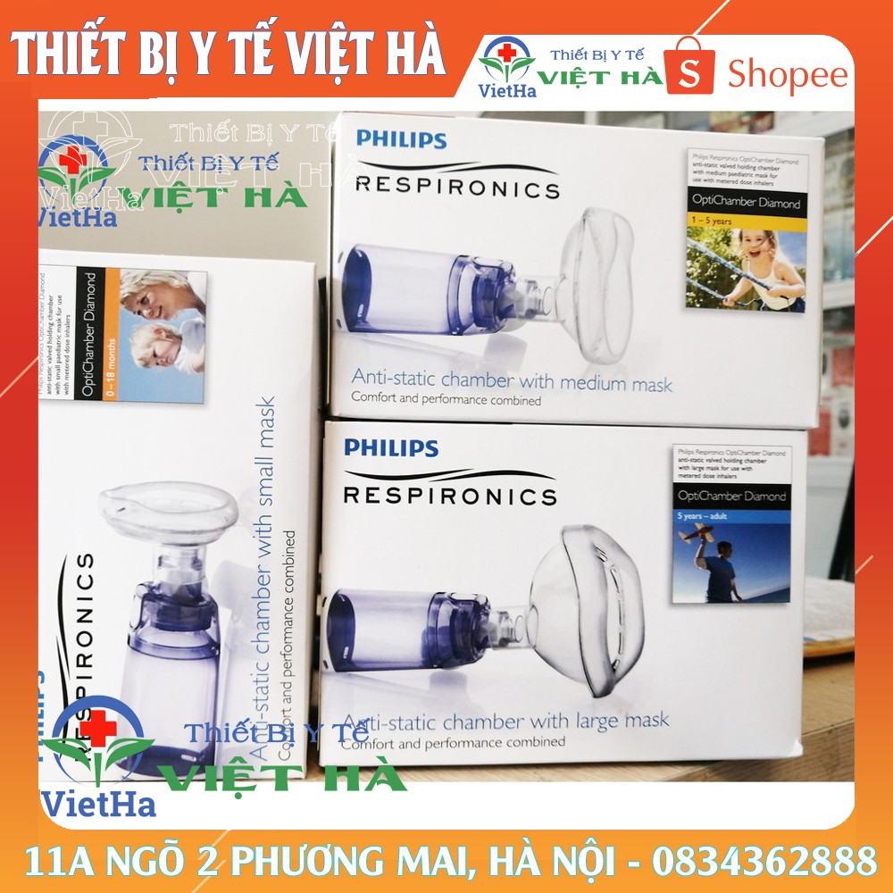 Buồng đệm, buồng hít hen suyễn Babyhaler - Mỹ