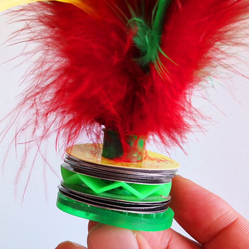 Set 5 Trái Cầu Lông Đồ Chơi Jianzi Trung Hoa Nhiều Màu Sắc