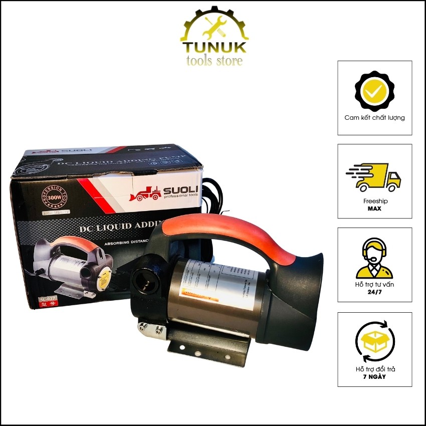 Máy bơm dầu TUNUK, bơm nhớt, diezel , thủy lực , mini 12v 24v 220v, motor lõi đồng lưu lượng 40L/phút