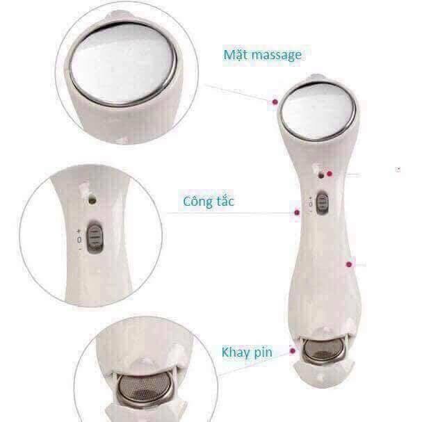 Máy Ion massage mặt (tặng kèm 1v vitamin E NNO + pin)