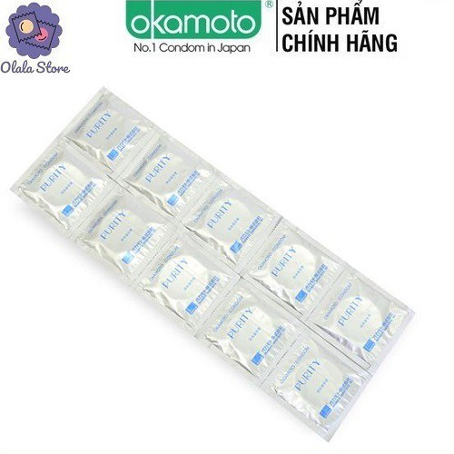 BAO CAO SU CHÍNH HÃNG OKAMOTO SKINLESS SKIN  [COMBO GIÁ SỐC]  TINH KHIẾT KHÔNG MÙI SIÊU SƯỚNG