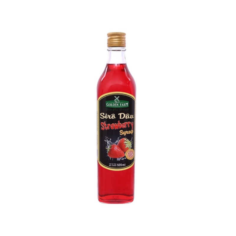 Siro dâu Golden Farm - 520ML