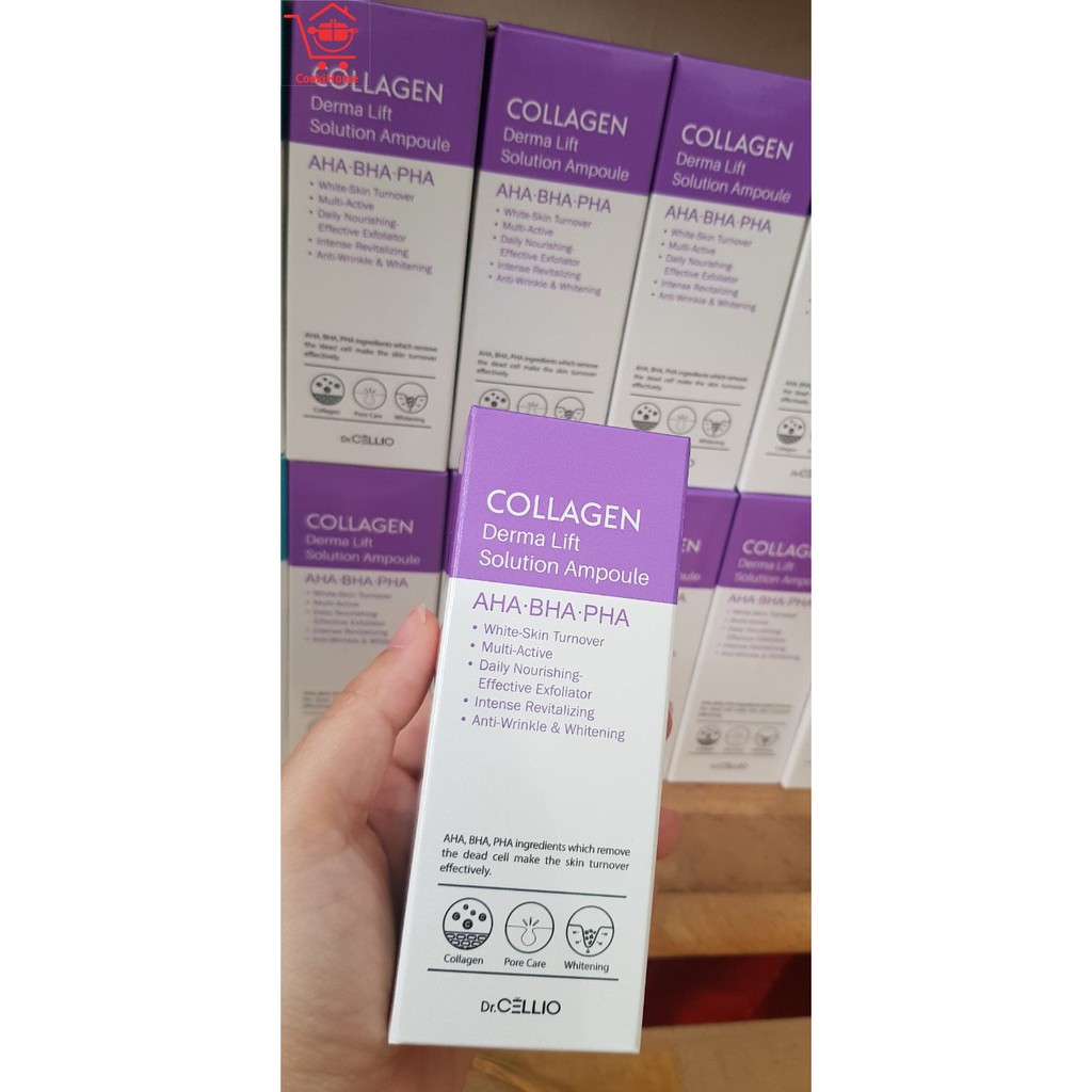 Serum Tinh chất Ốc sên, Hyaluron, Collagen - CELLIO  Tẩy tế bào chết, dưỡng trắng, dưỡng ẩm, tái tạo da