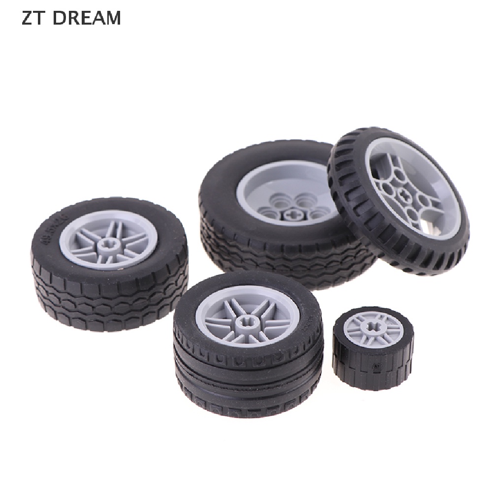 ZTD Technic Parts for Lego Kits Tire Wheel Hub RC Car Building Blocks Model Sets DIY 07