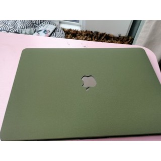 Ốp Màu Xanh Rêu Cho MACBOOK(TẶNG KÈM NÚT BỊT BỤI+CHỐNG GÃY SẠC)