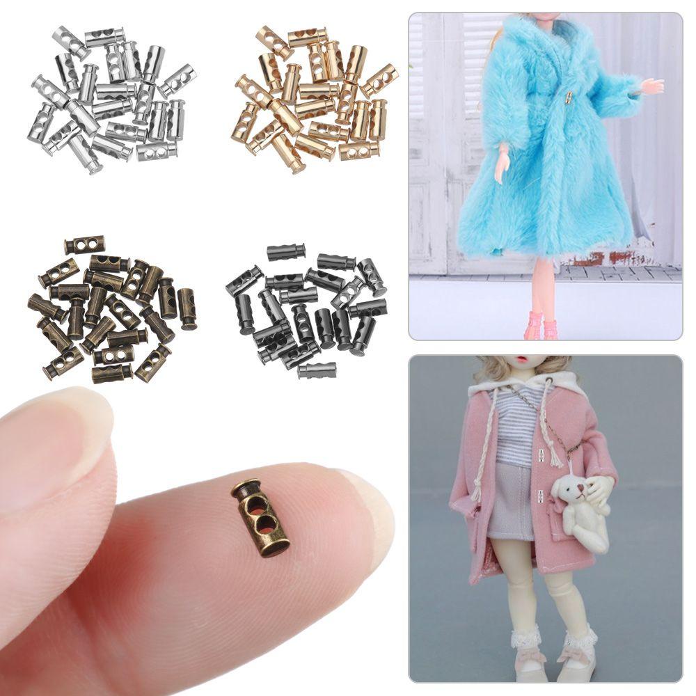BEBETTERM Set 20 Nút Cài Mini 7mm Bằng Kim Loại Làm Đồ Thủ Công Tiện Dụng