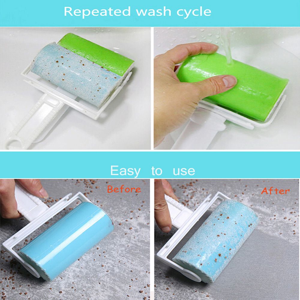 Cây lăn xơ làm sạch chỉ thừa lông thú vật trên ghế sofa quần áo