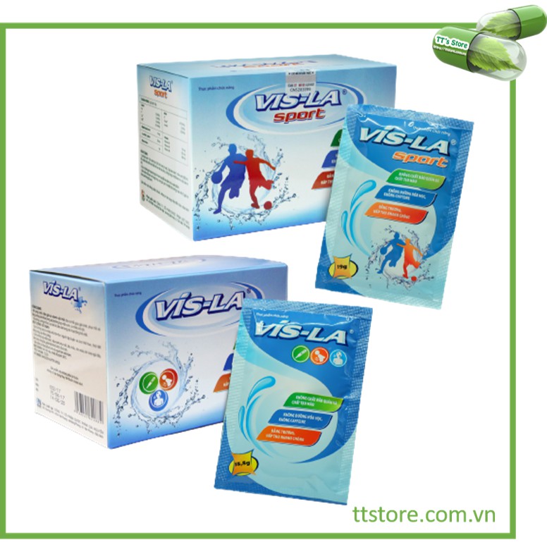 Bột pha nước bù điện giải, chống mất nước Vis-la/ Vis-la Sport [Visla, pocari sweet]