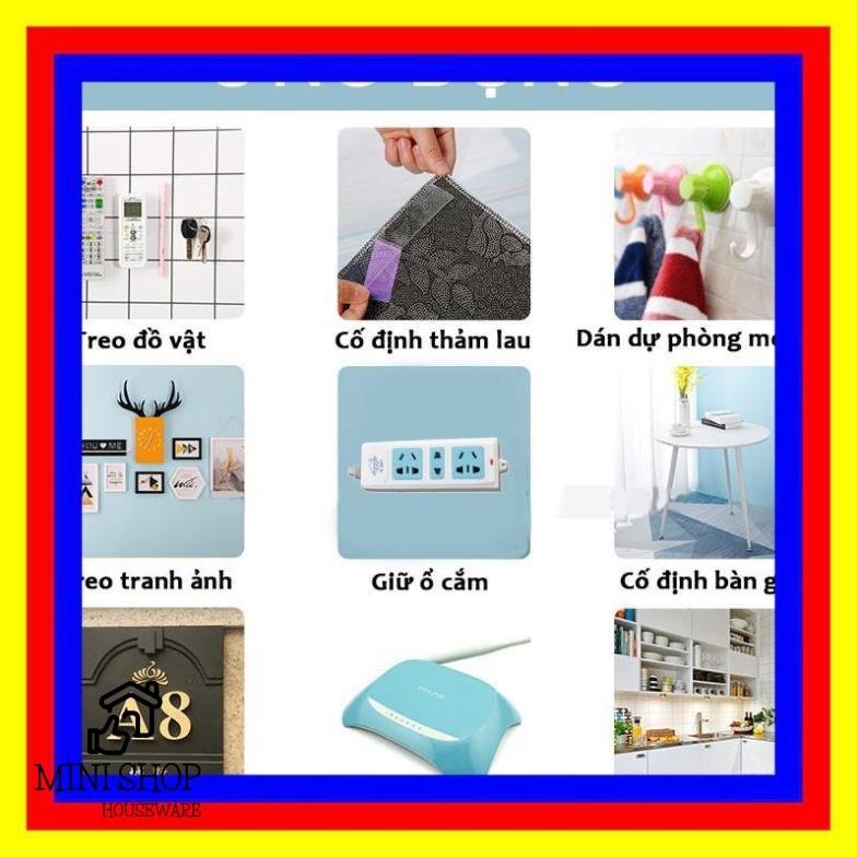 Băng Keo 2 Mặt Siêu Dính, Chống Thấm Nước Trong Suốt Sử Dụng Đa Năng Tiện Lợi