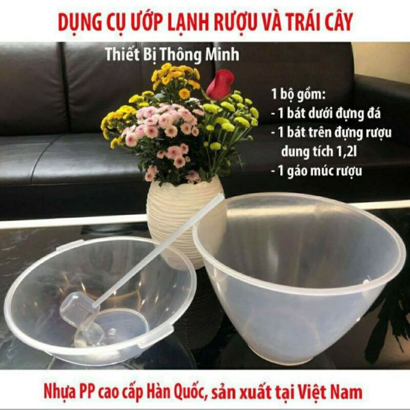 BÁT ĐỰNG RƯỢU, BỘ DỤNG CỤ ƯỚP LẠNH RƯỢU