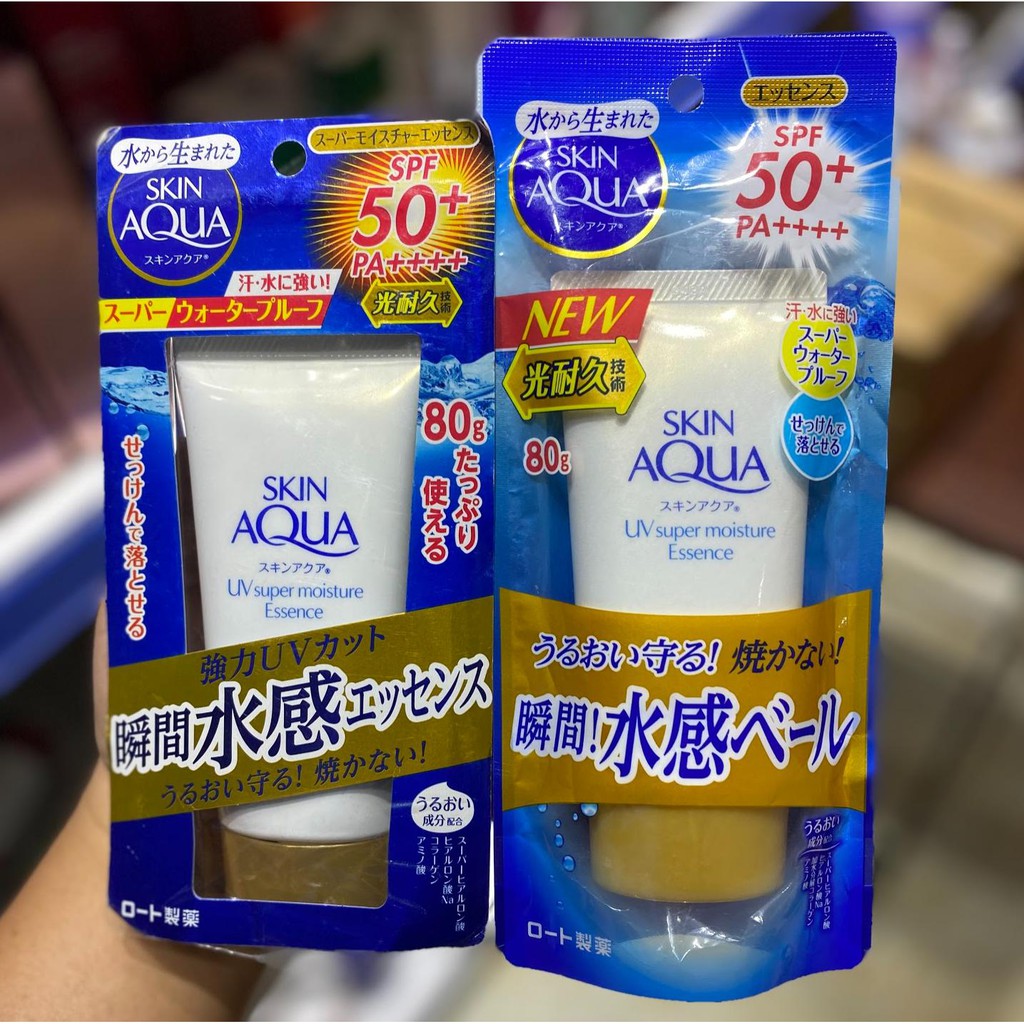 Kem chống nắng Skin Aqua UV Super Moisture Essense / Gel SPF 50+/PA++++