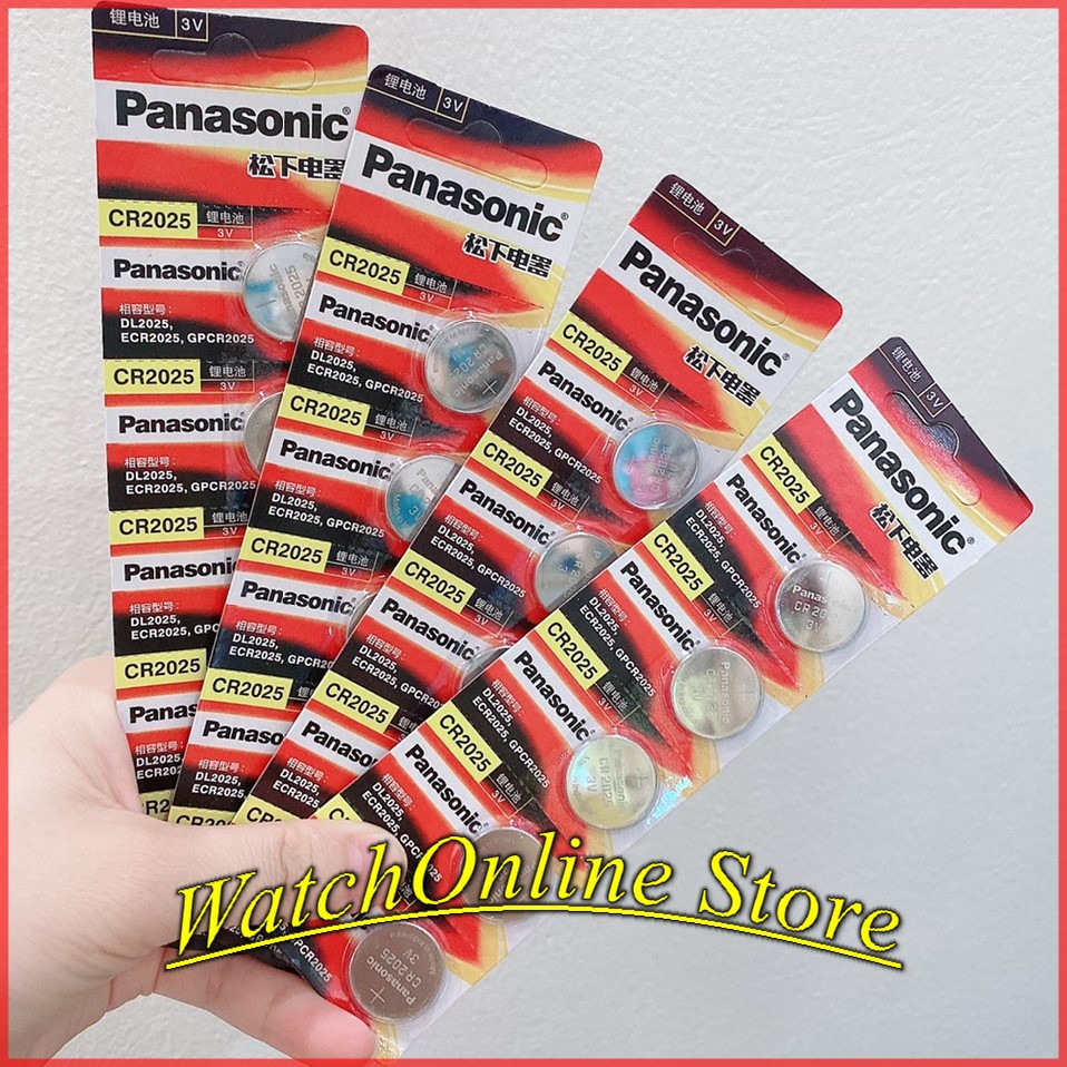 Pin Cúc Áo Panasonic CR2016 - CR1616 - CR2032 - CR2025 - CR1220 3V Lithium