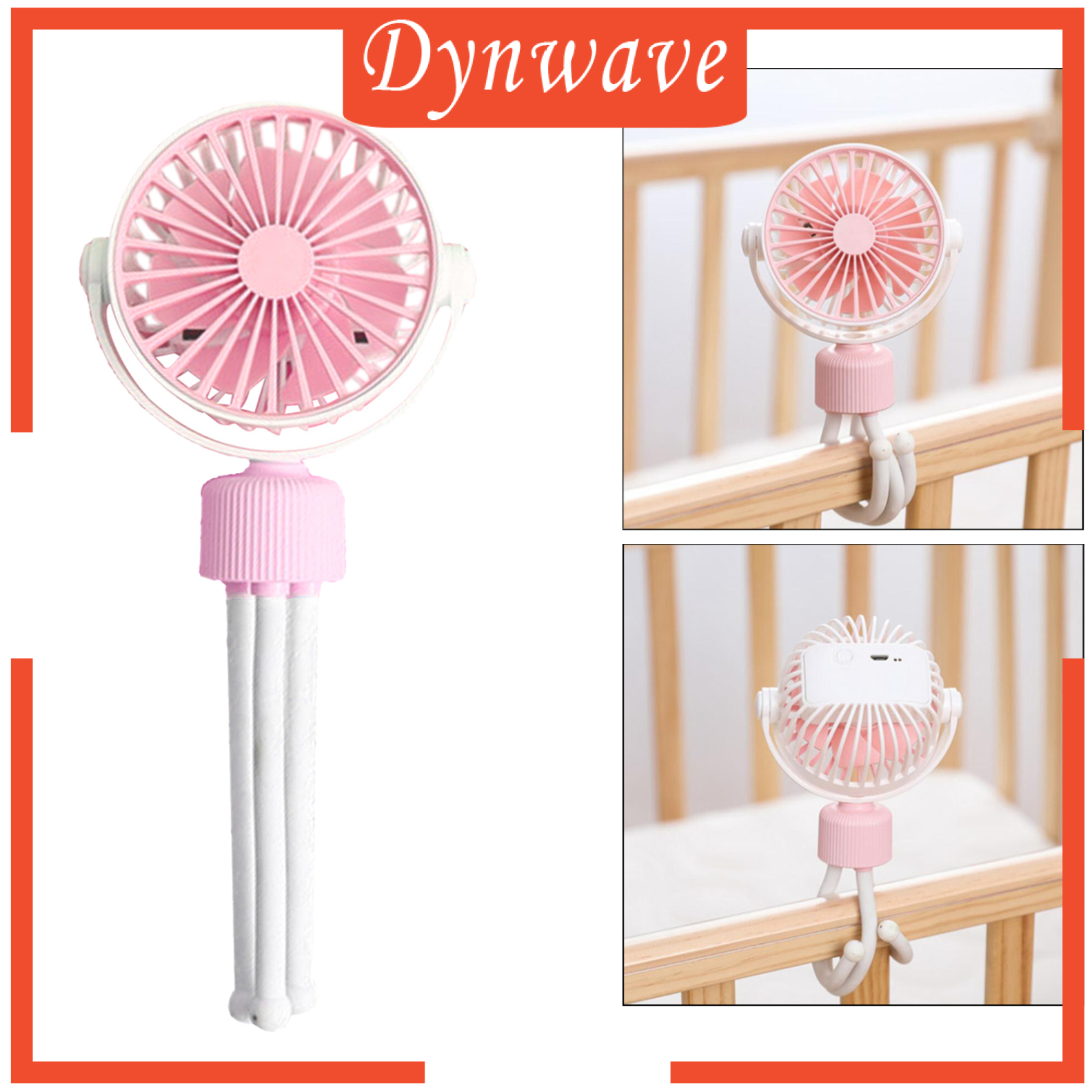 Quạt Mini Kẹp Xe Đẩy Em Bé