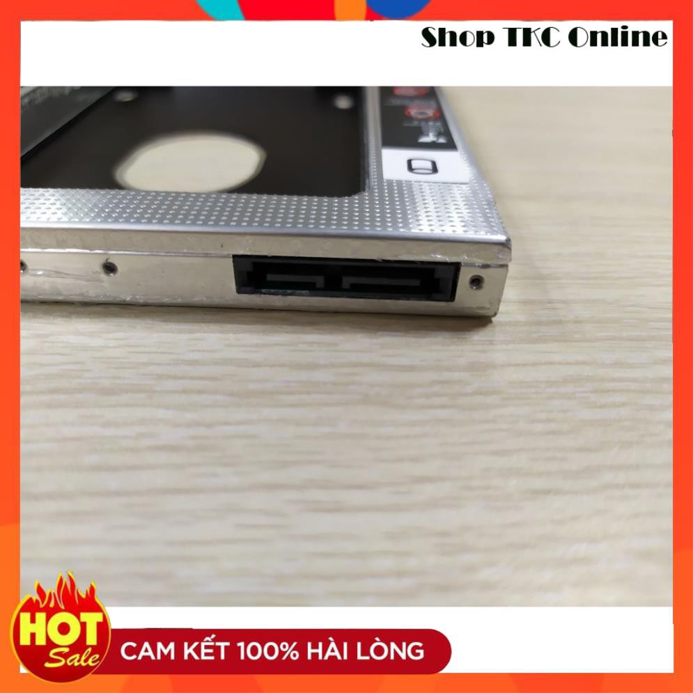 ⚡ [🎁] Khay Đựng Ổ Cứng Laptop 2.5" LOẠI DÀY 12.7mm Qua Cổng Cắm DVD Của Laptop 🎁Tặng Tô Vít Bắt Ốc