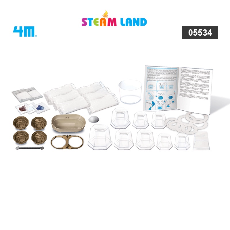 Bộ Đồ Chơi Khoa Học Tinh Thể - 4M 05534 Steamtoys