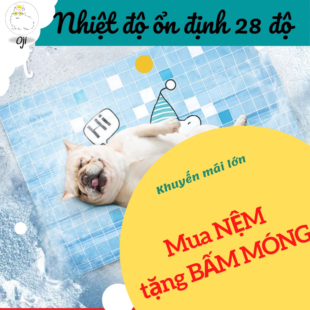 Đệm gel thảm nước làm mát chó mèo, Tránh sốc nhiệt, giải pháp cho mùa hè oi bức