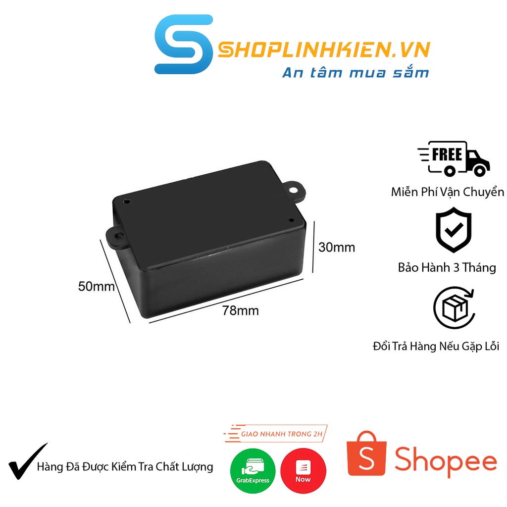 ❤️Hộp Đựng Thiết Bị Sản Phẩm❤️Hộp Nhựa PLC 88X55X44MM Màu Đen❤️ABS 78X50x30MM PLC 82X50X32MM