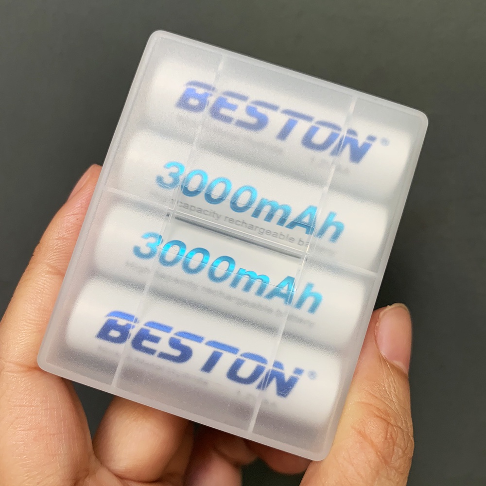 Pin sạc BESTON AA AAA, Sạc pin chính hãng BESTON C8002 - Bền Bỉ, An Toàn và Chất Lượng Tốt