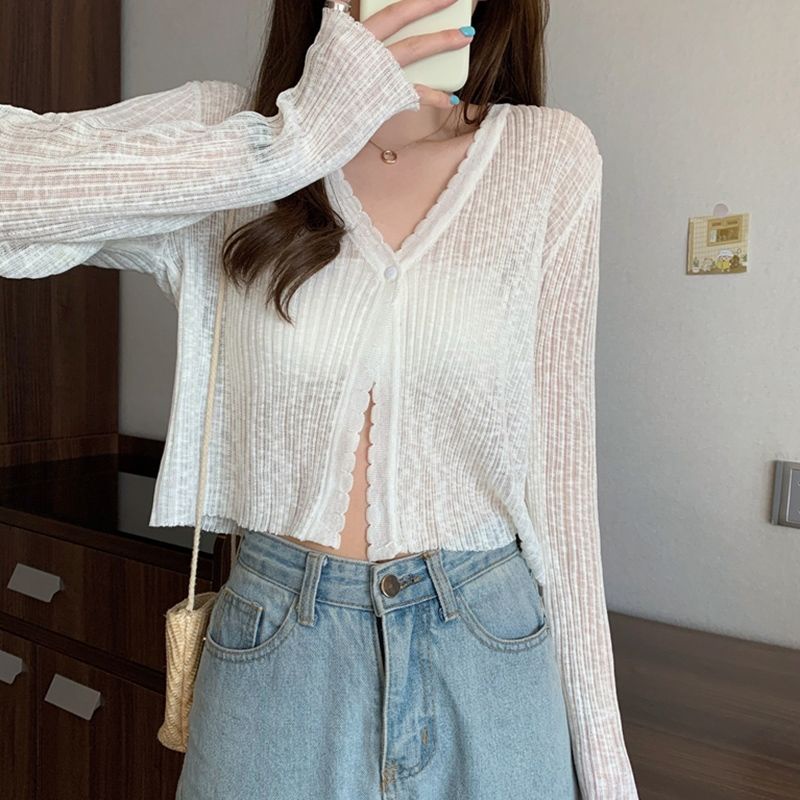 Áo Khoác Cardigan Chống Nắng Siêu Mỏng Thời Trang Mùa Hè Cho Nữ