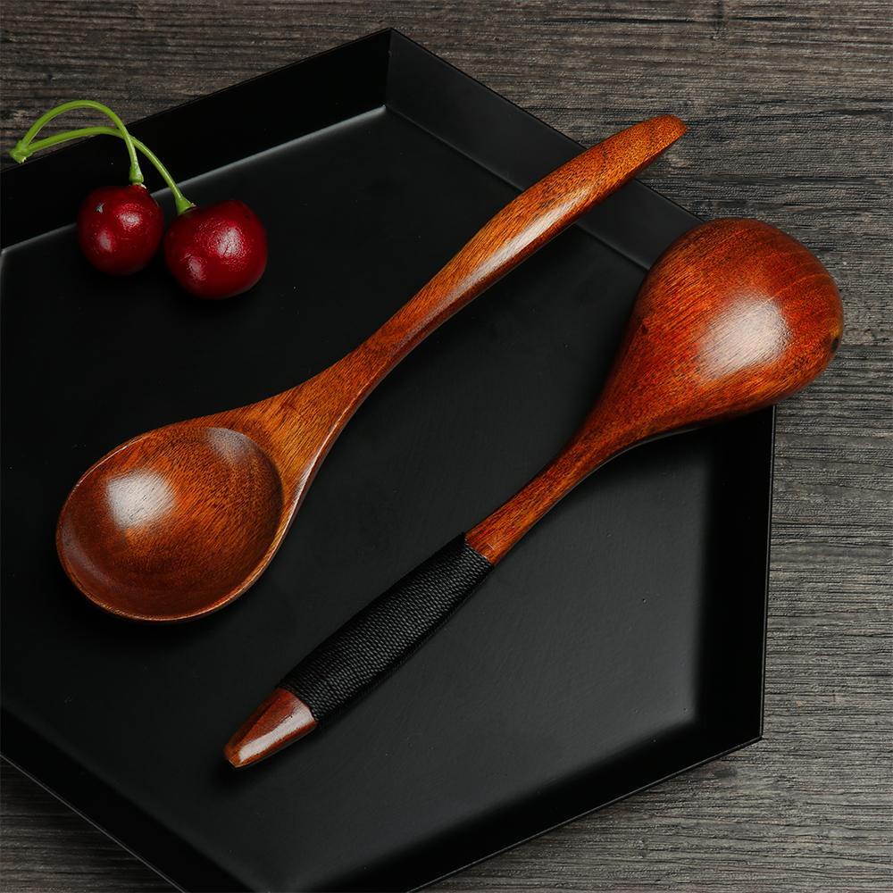 Muỗng Gỗ Ăn Món Tráng Miệng Phong Cách Nhật Bản