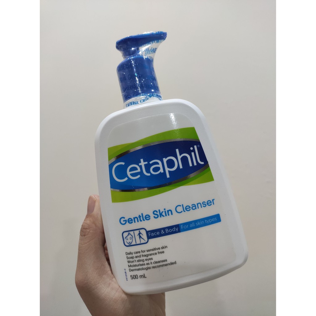 (HSD 2023) Sữa rửa mặt làm sạch dịu nhẹ Cetaphil Gentle Skin Cleanser 500ml