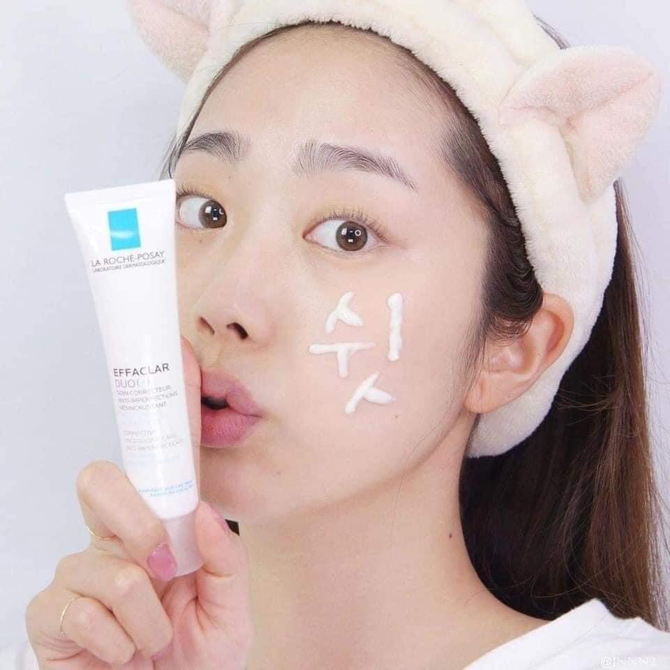 Kem dưỡng giảm mụn La Roche-Posay Effaclar Dou+ tuýp 15ml