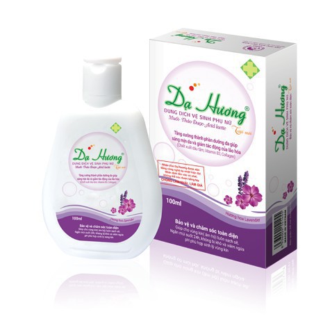 Dung dịch vệ sinh phụ nữ Dạ hương, DDVS Dạ hương xanh, tím