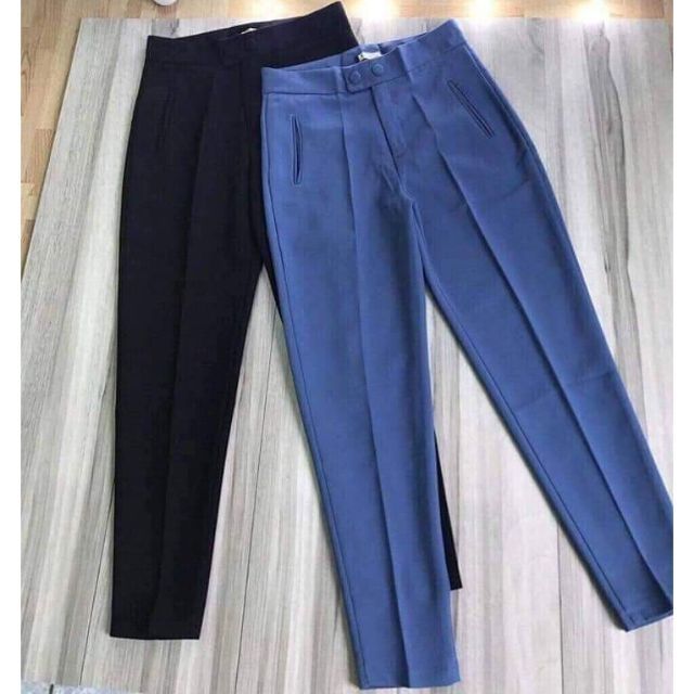 Quần baggy 2 khuy siêu sang