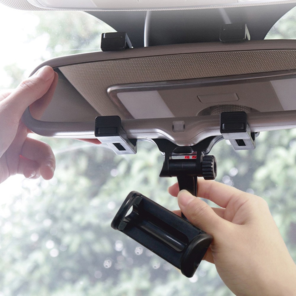 Giá đỡ điện thoại gắn gương chiếu hậu bên trong xe hơi tiện lợi | BigBuy360 - bigbuy360.vn