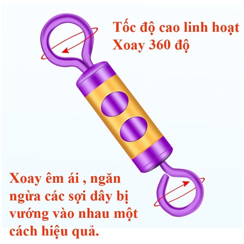 Set 5 Khoá Link Ma Ní Buộc Trục Câu Đài Chống Xoắn Cao Cấp