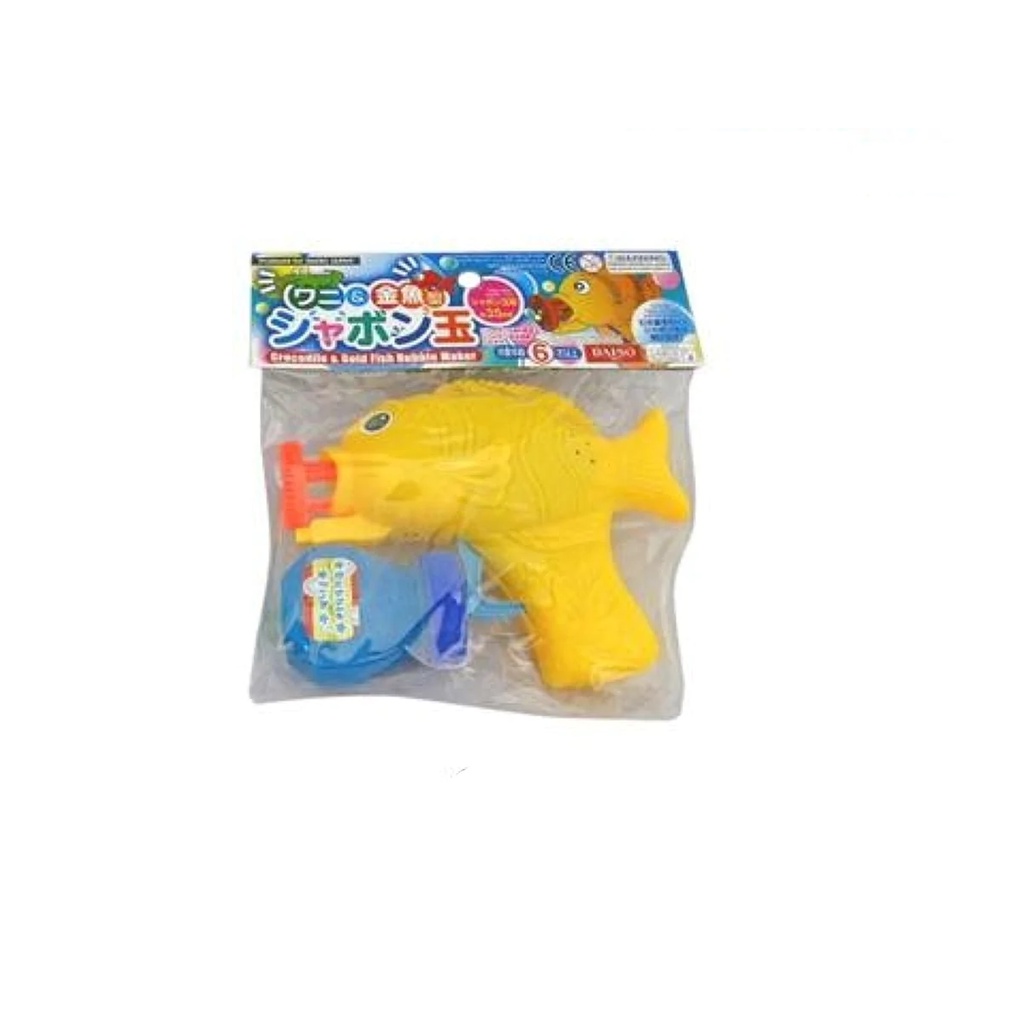 Daiso Đồ Thổi Bong Bóng Hình Cá Crocodile And Goldfish Bubblemaker